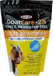 Durvet GoatCare 2X Goat Dewormer, 3-lb bag