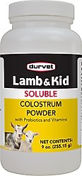 Durvet Lamb & Kid Colostrum Farm Animal Powder Supplement, 9-oz bottle