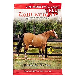 Cox Vet Lab Gain Weight Horse Supplement, 10-lb bag