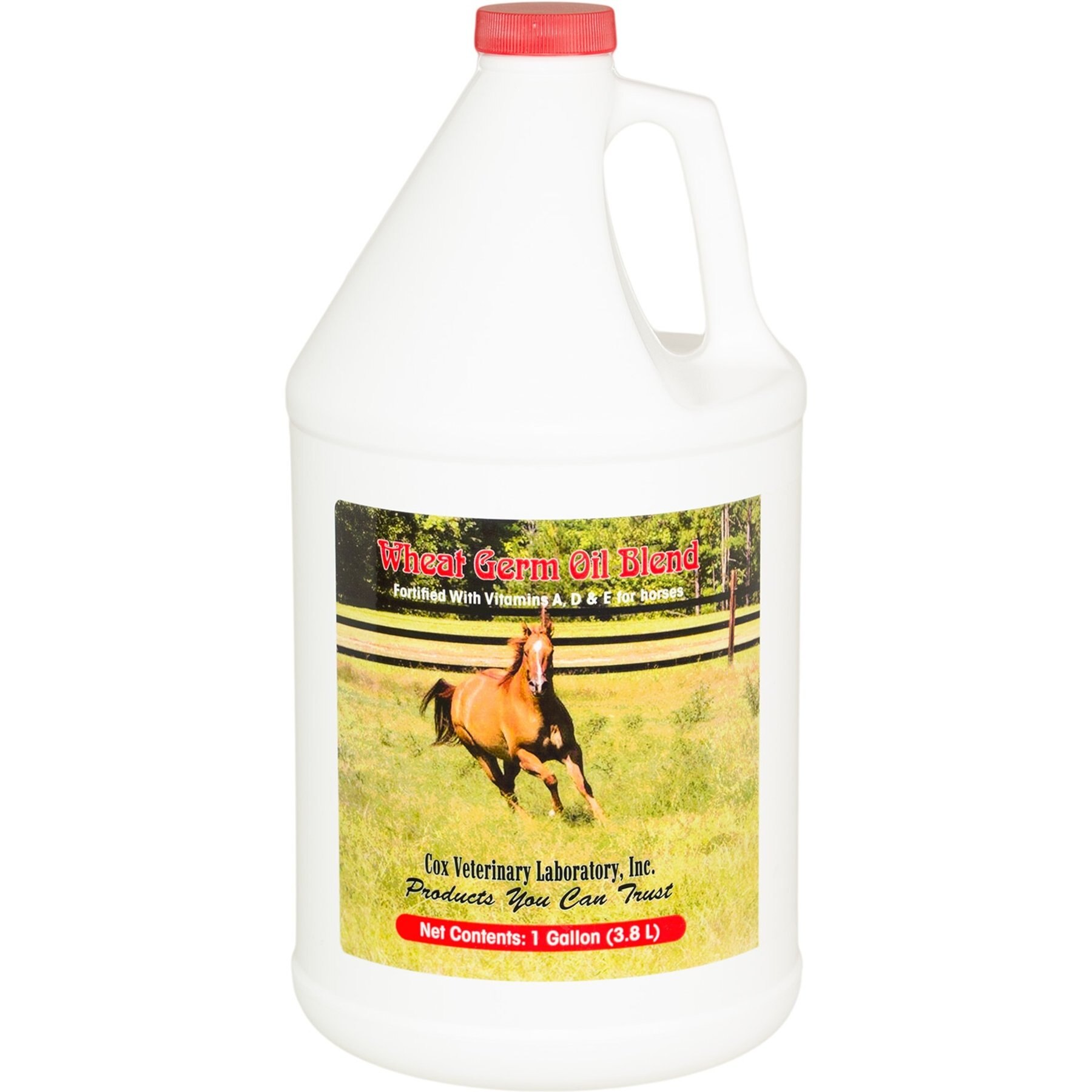 Cox Vet Lab Wheat Germ Oil Blend Liquid Horse Supplement, 1-gal