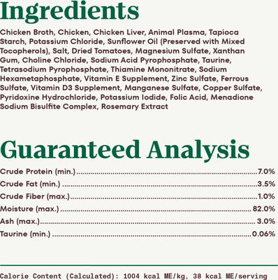 Show full view: Nutro Perfect Portions Grain-Free Cuts in Gravy Chicken Recipe Adult Wet Cat Food Trays, 2.65-oz, case of 24 twin-packs slide 7 of 11