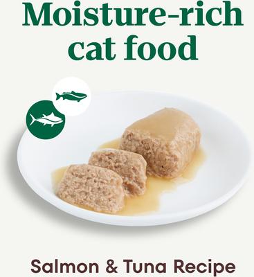 Show full view: Nutro Perfect Portions Grain-Free Salmon & Tuna Soft Pate Wet Cat Food, 2.6-oz, case of 24 twin-packs slide 4 of 11