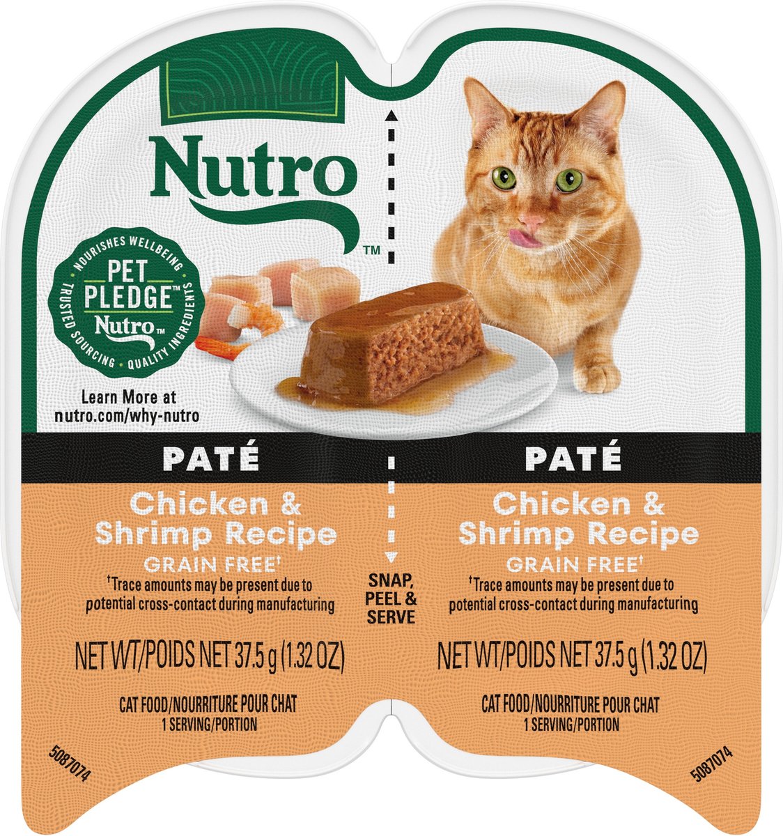 Nutro Perfect Portions Grain-Free Chicken & Shrimp Soft Pate Wet Cat Food