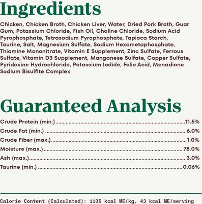 Show full view: Nutro Perfect Portions Grain-Free Chicken Soft Pate Wet Cat Food, 2.6-oz, case of 24 twin-packs slide 7 of 11