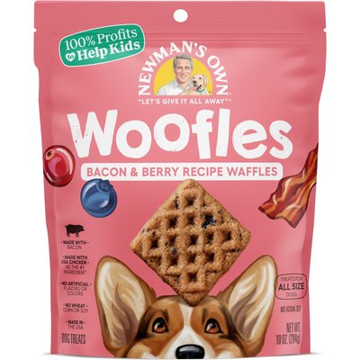 Newman's Own Newman's Own Bacon & Berries Recipe Woofles Soft & Chewy Dog Treats, 10-oz bag