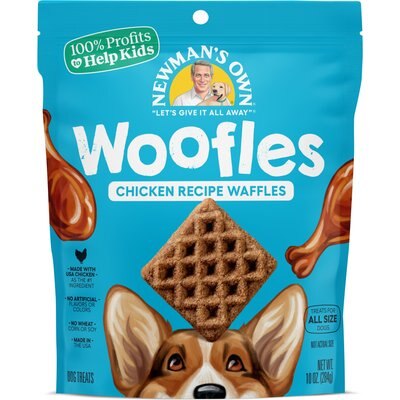 Newman's Own Newman's Own Chicken Recipe Woofles Soft & Chewy Dog Treats, 10-oz bag
