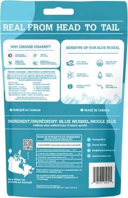 Show full view: Charmy Blue Mussel Air-Dried Dog & Cat Treats, 6.3-oz bag slide 3 of 3