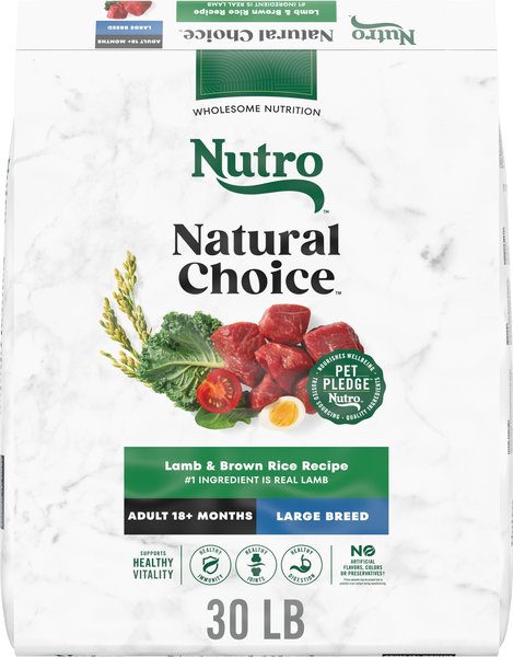 Nutro Lamb Rice Large Breed Adult Dry Dog Food 30 lb