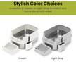 Show in main carousel: PawsPik Stainless Steel Cat Litter Box & Metal Scooper, X-Large, Light Gray slide 9 of 11