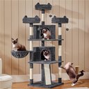 Yaheetech Multi-Level Cat Tree, 68.5-in, Dark Gray