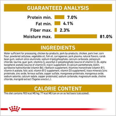 Show full view: Royal Canin Breed Health Nutrition Chihuahua Adult Loaf In Sauce Dog Food, 3-oz, case of 24 slide 7 of 13