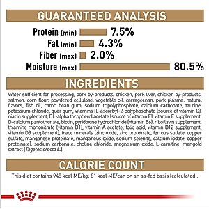 Royal Canin Breed Health Nutrition Poodle Adult Loaf in Sauce Canned Dog Food, 3-oz can, case of 24