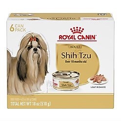 Royal Canin Breed Health Nutrition Shih Tzu Adult Loaf In Sauce Canned Dog Food, 3-oz can, case of 6
