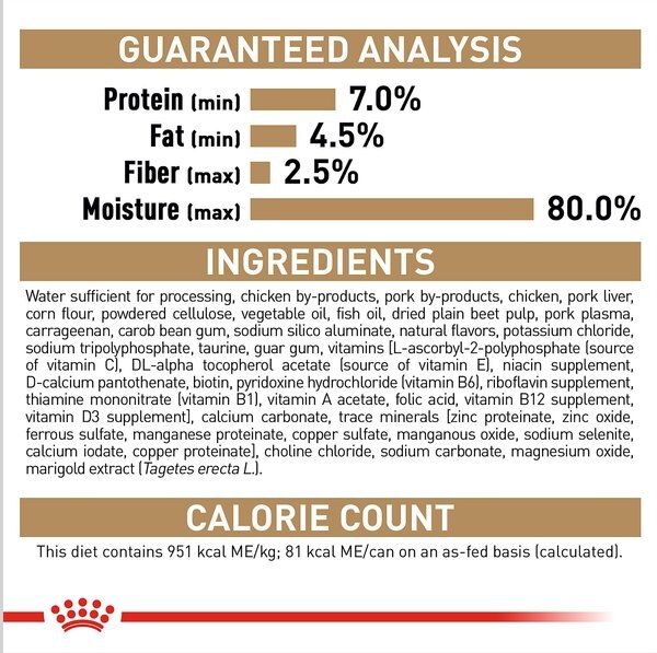 Royal Canin Breed Health Nutrition Yorkshire Terrier Adult Loaf In Sauce Wet Dog Food