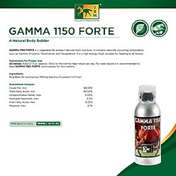 TRM Gamma 1150 Forte Liquid Horse Supplement, 33.8-fl oz slide 2 of 2
