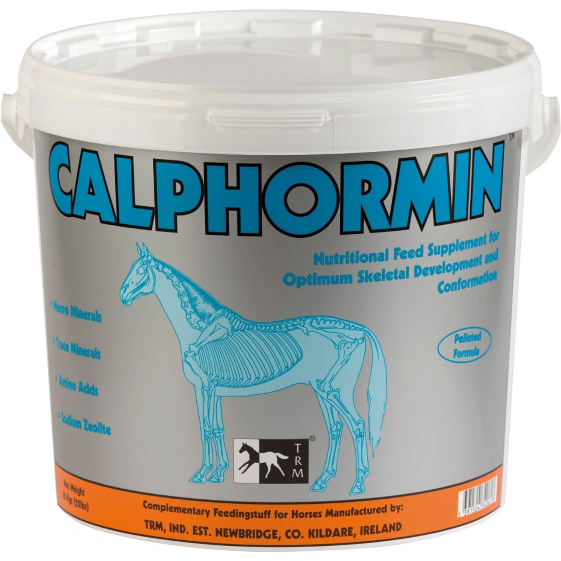 TRM Calphormin Pellets Horse Supplement, 22-lb