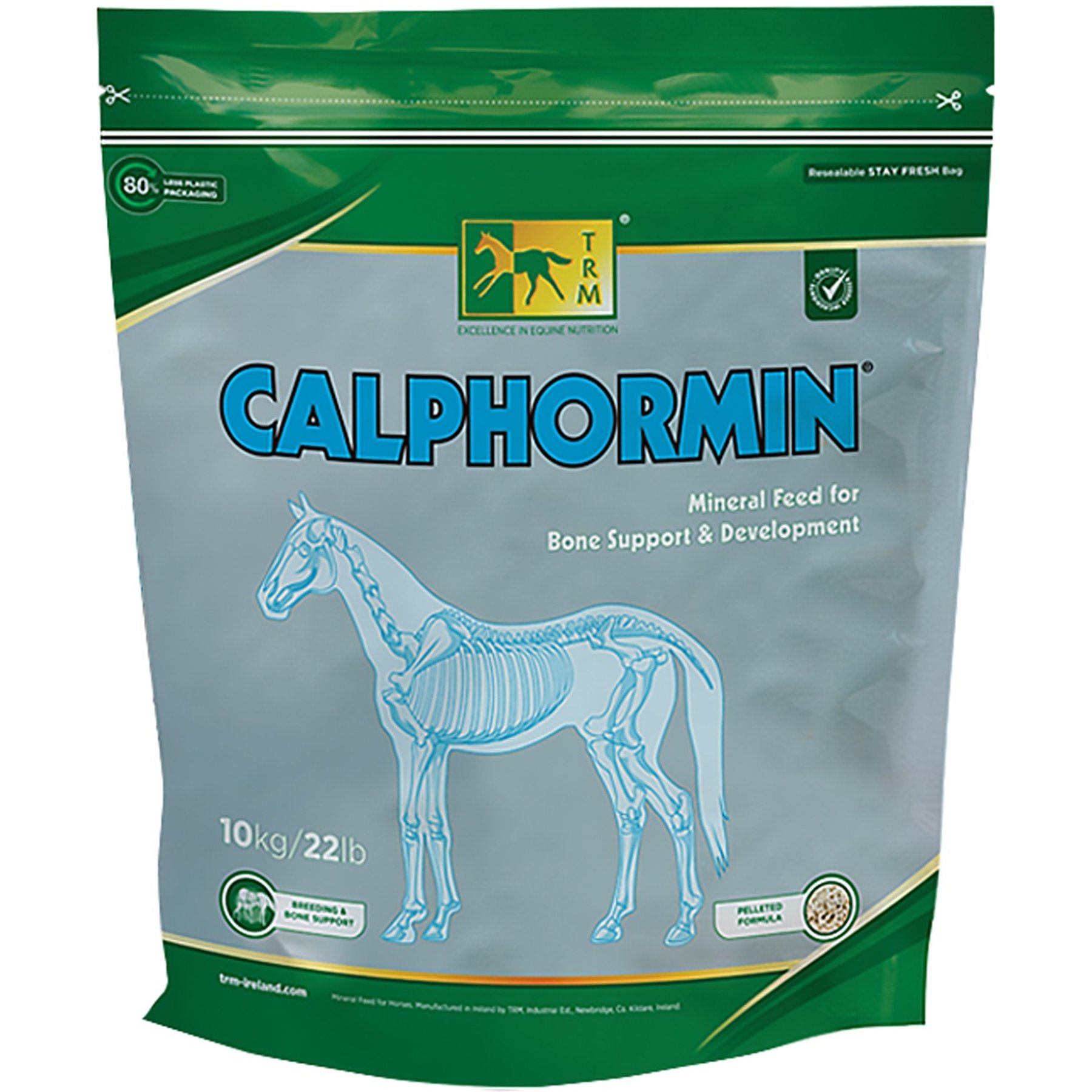 TRM Calphormin Pouch Pellets Horse Supplement, 22-lb