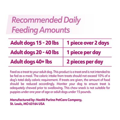 Show full view: DentaLife Plus Digestive Support Chicken & Pumpkin Flavor Small/Medium Dental Dog Treats, 8 count slide 10 of 12