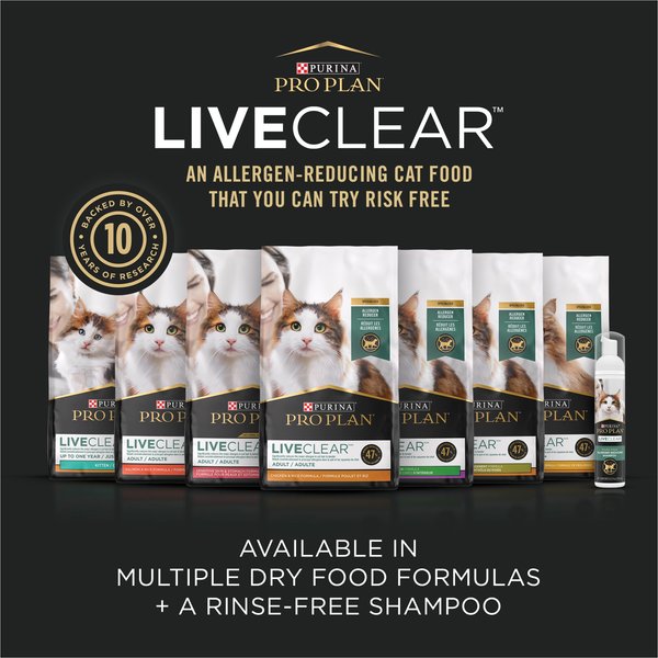 Purina Pro Plan LIVE CLEAR Adult Indoor Formula Dry Cat Food