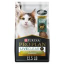 Purina Pro Plan LIVECLEAR Adult Weight Management Formula Dry Cat Food, 12.5-lb bag