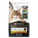 Purina Pro Plan LIVECLEAR Adult 7+ Prime Plus Longer Life Formula Dry Cat Food, 5.5-lb bag