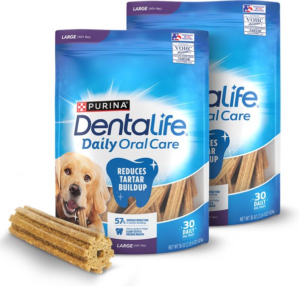 Purina dentalife daily oral care dog treats best sale