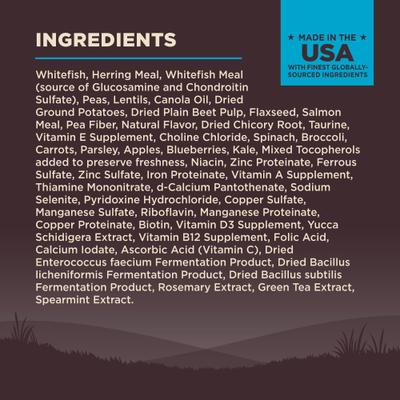 Show full view: Wellness CORE Ocean Whitefish, Herring & Salmon Recipe Dry Dog Food, 26-lb bag slide 8 of 13