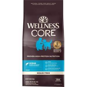 WELLNESS CORE Grain Free Reduced Fat Turkey Chicken Recipe Dry Dog Food 26 lb bag Chewy