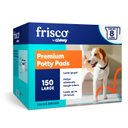 Frisco Large Premium Dog Training & Potty Pads, 22 x 23-in, Unscented, 150 count