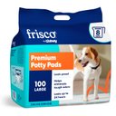 Frisco Large Premium Dog Training & Potty Pads, 22 x 23-in, Unscented, 100 count