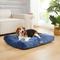 Show in main carousel: MODERN THREADS Jacquard Waffle Super Plush Orthopedic Pillow Dog & Cat Bed with Removable Cover, Blue slide 6 of 7