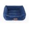 Show in main carousel: MODERN THREADS Jacquard Waffle Super Plush Cuddler Dog & Cat Bed, Blue slide 2 of 7