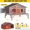 Show in main carousel: Aivituvin Wooden Indoor & Outdoor Heated Cat House, Grey slide 8 of 10
