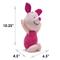 Show in main carousel: Buckle-Down Disney Winnie the Pooh Piglet Arms Up Sitting Pose Squeaky Plush Dog Toy, Pink slide 5 of 6