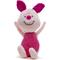 Show in main carousel: Buckle-Down Disney Winnie the Pooh Piglet Arms Up Sitting Pose Squeaky Plush Dog Toy, Pink slide 1 of 6