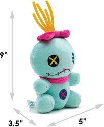 Buckle-Down Disney Lilo & Stitch Scrump Sitting Squeaky Plush Dog Toy, Pink slide 2 of 5