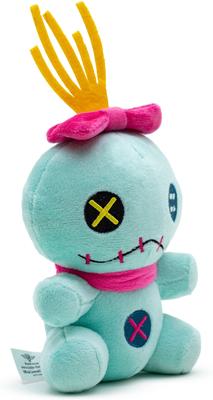 Show full view: Buckle-Down Disney Lilo & Stitch Scrump Sitting Squeaky Plush Dog Toy, Pink slide 3 of 6