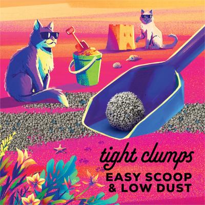 Show full view: Tidy Cats Bahama Sunset Odor Control Formula Scented Clumping Cat Litter, 14-lb jug slide 6 of 12