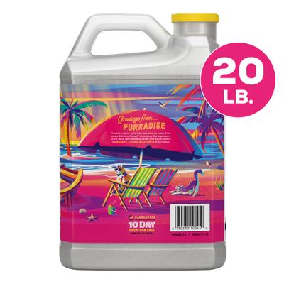 Show full view: Tidy Cats Bahama Sunset Odor Control Formula Scented Clumping Cat Litter, 20-lb jug, case of 2 slide 4 of 12