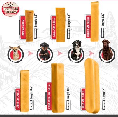 Show full view: Best Dog Chews Yak Chews Extra Large Dog Himalayan Chew Treats, 25 count slide 3 of 3