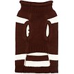 Show in main carousel: The Worthy Dog Touchdown Dog Sweater, Brown, Medium slide 3 of 4