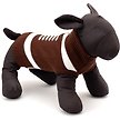Show in main carousel: The Worthy Dog Touchdown Dog Sweater, Brown, Medium slide 2 of 4