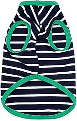 The Worthy Dog Golf Tee Dog Dog Shirt, Navy/White, Medium slide 2 of 3