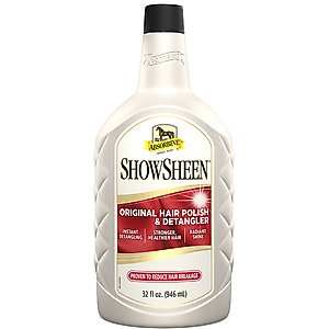 Absorbine ShowSheen Instant Detangling Hair Polish & Detangler Refill, 32-fl oz bottle