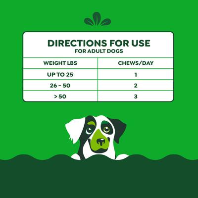 Show full view: Greenies Digestive Health Sensitive Care Peanut Butter Flavor Supplement for Dogs, 40 count slide 8 of 11