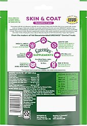 Greenies Skin & Coat Sensitive Care Peanut Butter Flavor Supplement for Dogs, 40 count slide 2 of 9