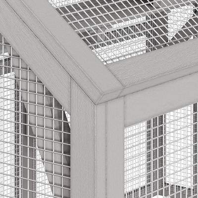 Show full view: Yitahome Large Outdoor Cat Playpen, White slide 8 of 9