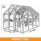 Show in main carousel: Yitahome Large Outdoor Cat Playpen, White slide 7 of 9