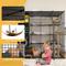 Show in main carousel: Yitahome 4-Tier DIY Outdoor Cat Playpen, Black slide 4 of 6