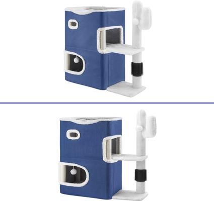 Show full view: Yitahome 24-in Sisal Cat Tree, Blue slide 5 of 8